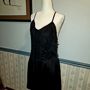 Open Back Short Black Dress Size Medium $79